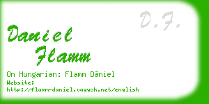 daniel flamm business card