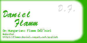 daniel flamm business card